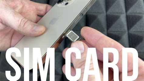 How to Put a SIM Card Into an iPhone: Installation .